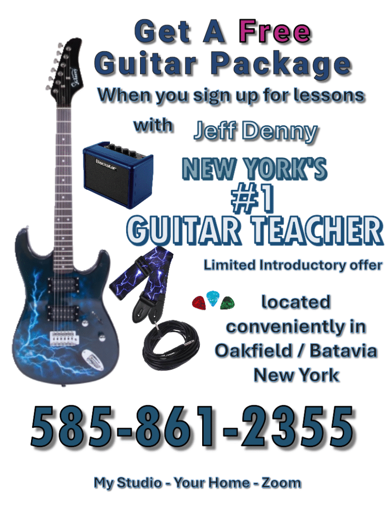 Get this guitar package free when you sign up for Gonzales