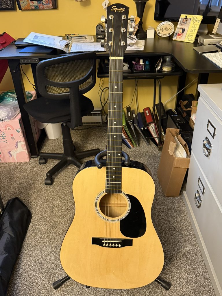 Fender Squire acoustic guitar for sale