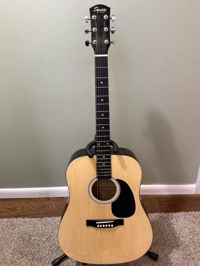 Fender Squire acoustic guitar for sale